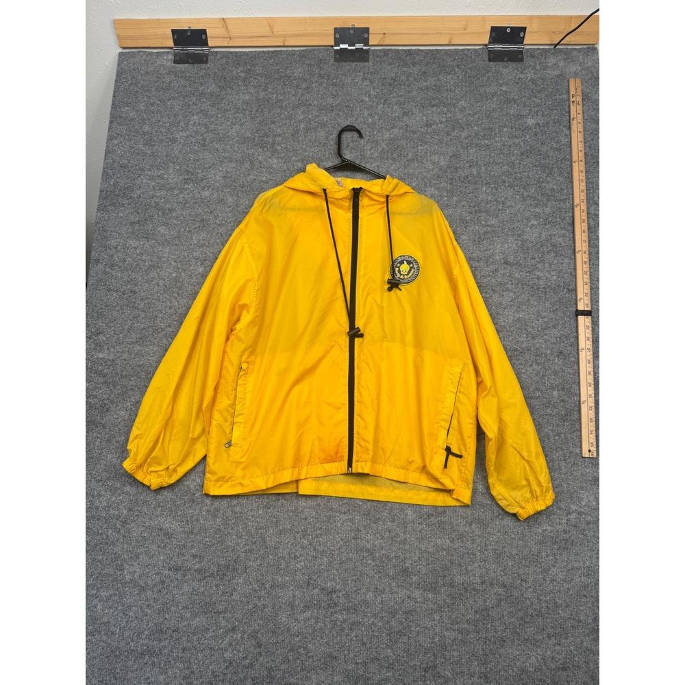 Vintage 1997 Looney Tunes Tweety‎ Bird Windbreaker Jacket Yellow Nylon Large